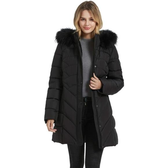 Women's Winter Warm Thicken Long Outwear Pockets Coat Parka Jacket XS-XXL